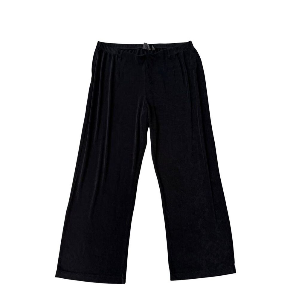Chico's Travelers collection pants slinky pants comfortable wide-leg size 12/14P